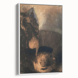 Saint George and the Dragon Modern Wall Art – Mystical Minimalist Decor