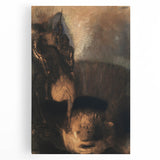 Saint George and the Dragon Modern Wall Art – Mystical Minimalist Decor