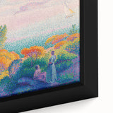 Impressionist Landscape Art – Two Women by the Shore by Henri Cross
