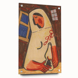 Sitting Woman Modern Wall Art – Bold Abstract Decor