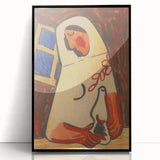 Sitting Woman Modern Wall Art – Bold Abstract Decor