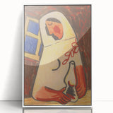 Sitting Woman Modern Wall Art – Bold Abstract Decor