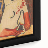 Sitting Woman Modern Wall Art – Bold Abstract Decor