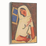 Sitting Woman Modern Wall Art – Bold Abstract Decor