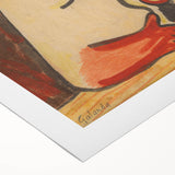 Sitting Woman Modern Wall Art – Bold Abstract Decor