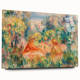 Impressionist Landscape Wall Art – Two Women in a Landscape by Renoir