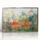 Impressionist Landscape Wall Art – Two Women in a Landscape by Renoir