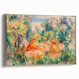 Impressionist Landscape Wall Art – Two Women in a Landscape by Renoir