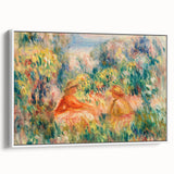 Impressionist Landscape Wall Art – Two Women in a Landscape by Renoir