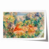 Impressionist Landscape Wall Art – Two Women in a Landscape by Renoir