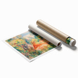 Impressionist Landscape Wall Art – Two Women in a Landscape by Renoir