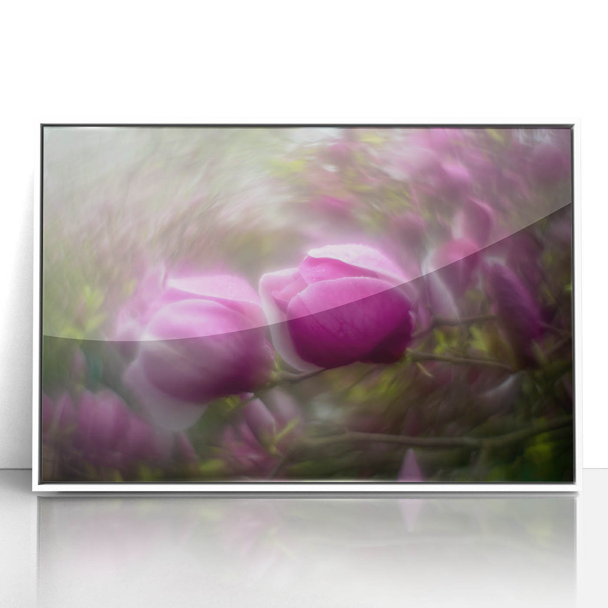 Petal Radiance – Vivid Bloom Captured in Dreamlike Motion Blur