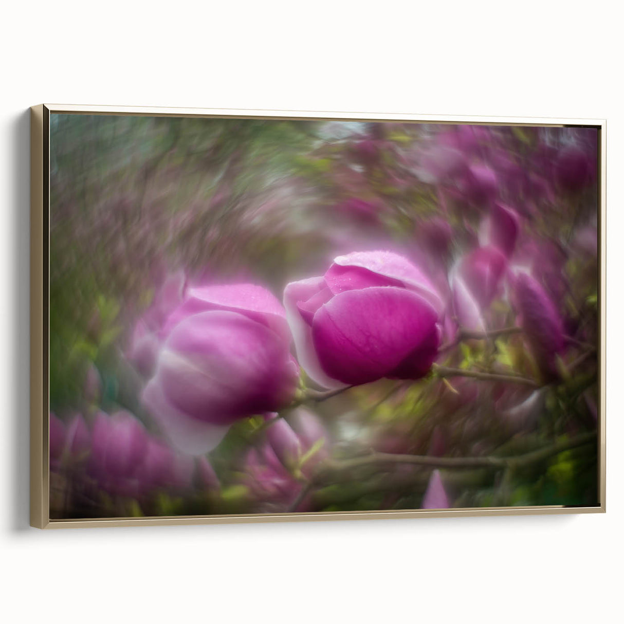 Petal Radiance – Vivid Bloom Captured in Dreamlike Motion Blur