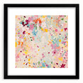Framed Dining Room Prints – Colorful Floral Abstract Canvas