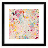 Framed Dining Room Prints – Colorful Floral Abstract Canvas