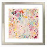 Framed Dining Room Prints – Colorful Floral Abstract Canvas