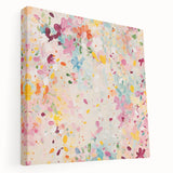 Framed Dining Room Prints – Colorful Floral Abstract Canvas