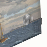 Neoclassical Art Print: Øresund Seascape - Classic Maritime Wall Art