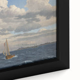 Neoclassical Art Print: Øresund Seascape - Classic Maritime Wall Art