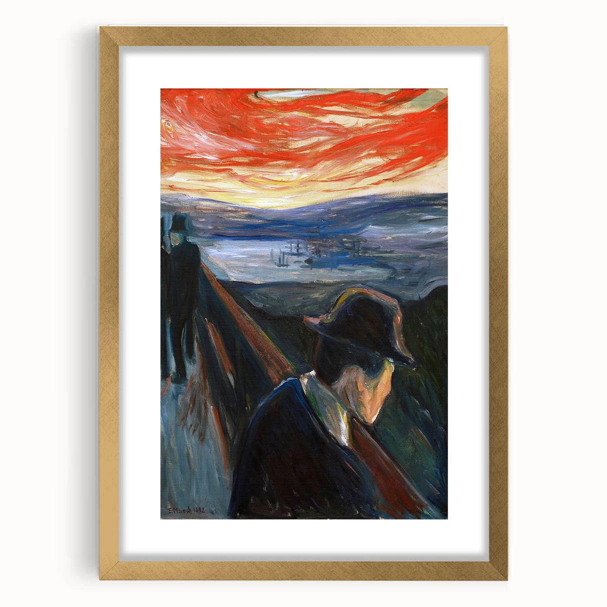 Expressionist Art: "Despair" Modern Abstract Expressionism Wall Decor