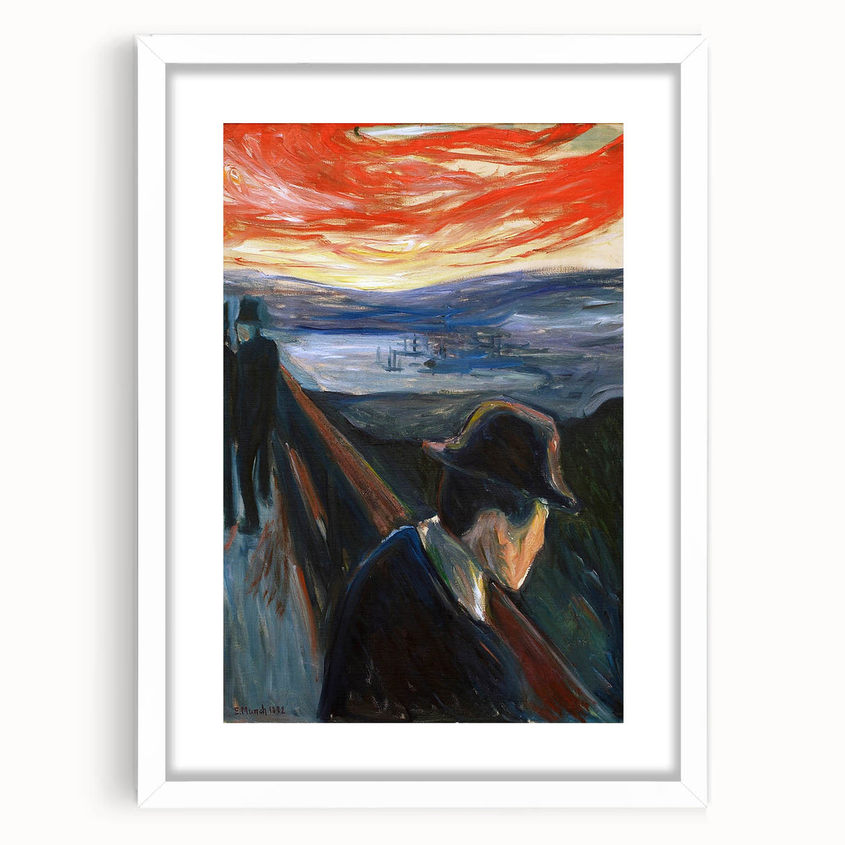 Expressionist Art: "Despair" Modern Abstract Expressionism Wall Decor