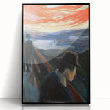 Expressionist Art: "Despair" Modern Abstract Expressionism Wall Decor