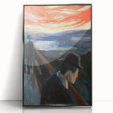 Expressionist Art: "Despair" Modern Abstract Expressionism Wall Decor