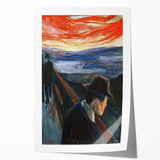 Expressionist Art: "Despair" Modern Abstract Expressionism Wall Decor