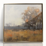 Halloween Art Prints - Autumn Landscape Gothic Wall Decor