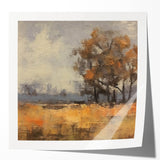 Halloween Art Prints - Autumn Landscape Gothic Wall Decor