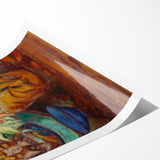 Claude Monet Chrysanthemums Print - Impressionism Floral Wall Art