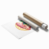 Girls Room Wall Art - Sleeping Mermaid in Seashell Kids Decor