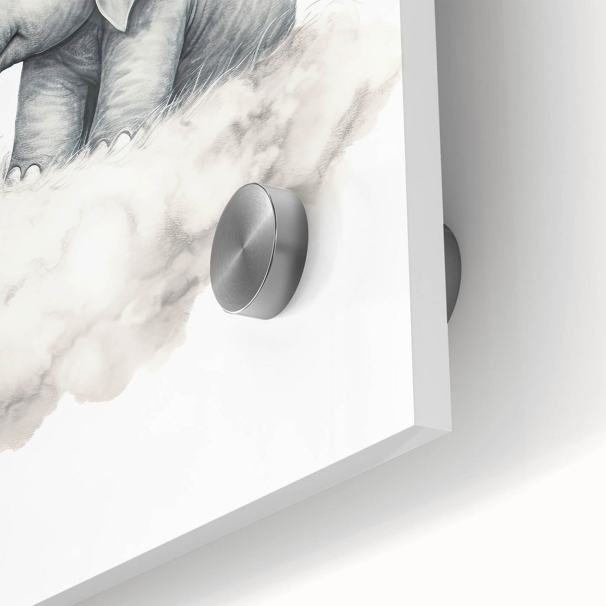 Children’s Wall Art Prints – Elephant Moon Stretched Canvas