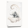 Children’s Wall Art Prints – Elephant Moon Stretched Canvas