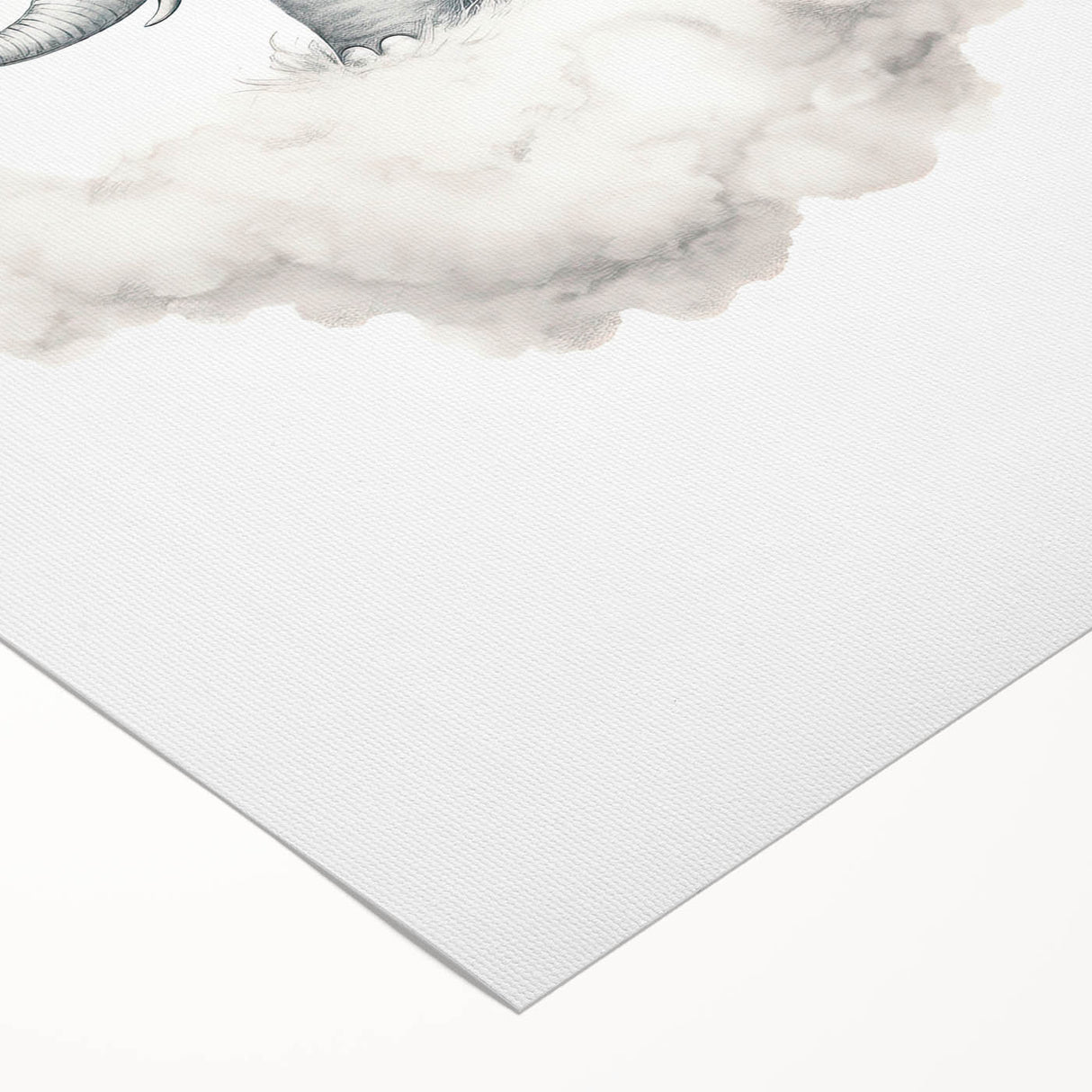 Children’s Wall Art Prints – Elephant Moon Stretched Canvas