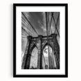 Black landscape bridge frame with mat, showcasing a sleek front view perfect for modern decor, ideal for displaying art or photographs in stylish interiors.