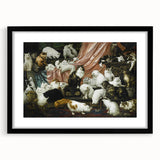 Modern Wall Art: Charming Cat Scene in Elegant Victorian Style