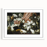 Modern Wall Art: Charming Cat Scene in Elegant Victorian Style