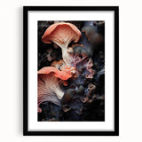 Extra large abstract art print featuring textured, colorful swirls on a framed canvas, ideal for living room decor.