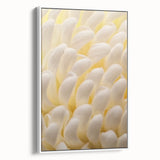 Vintage poster art of colorful florals on a large framed canvas, ideal for living room decor.