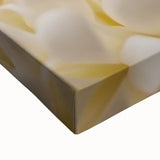 Black and white close-up floral photograph on stretched canvas, suitable for bedroom wall decor.