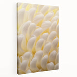 Close-up floral print on stretched canvas with vivid pink and green colors, suitable for kitchen wall art.