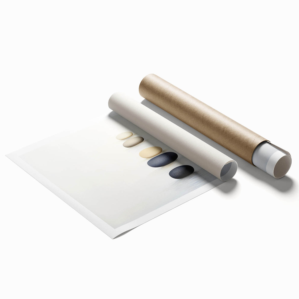 Extra large rolled print featuring close-up floral art in soft pastel shades, ideal for classy bathroom wall art.