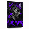 Black Mamba Pop Art Wall Art - Bold Kobe Bryant Canvas Print
