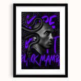Black Mamba Pop Art Wall Art - Bold Kobe Bryant Canvas Print