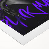 Black Mamba Pop Art Wall Art - Bold Kobe Bryant Canvas Print