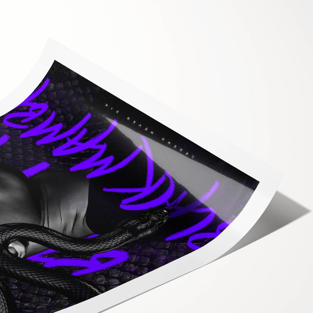 Black Mamba Pop Art Wall Art - Bold Kobe Bryant Canvas Print