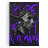 Black Mamba Pop Art Wall Art - Bold Kobe Bryant Canvas Print