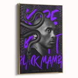 Black Mamba Pop Art Wall Art - Bold Kobe Bryant Canvas Print