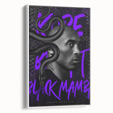 Black Mamba Pop Art Wall Art - Bold Kobe Bryant Canvas Print